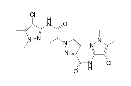 1H-pyrazole-1-acetamide, N-(4-chloro-1,5-dimethyl-1H-pyrazol-3-yl)-3-[[(4-chloro-1,5-dimethyl-1H-pyrazol-3-yl)amino]carbonyl]-alpha-methyl-