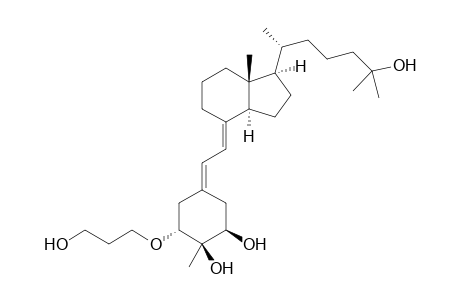 (1R,2R,4E,6R)-4-[(2E)-2-[(1R,7aR)-1-[(1R)-5-hydroxy-1,5-dimethyl-hexyl]-7a-methyl-2,3,3a,5,6,7-hexahydro-1H-inden-4-ylidene]ethylidene]-6-(3-hydroxypropoxy)-1-methyl-cyclohexane-1,2-diol