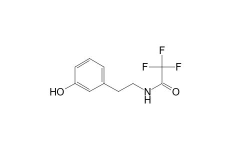 2,2,2-trifluoro-N-[2-(3-hydroxyphenyl)ethyl]acetamide