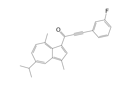 1-[3,8-Dimethyl-5-(propan-2-yl)azulen-1-yl]-3-(3-fluorophenyl)prop-2-yn-1-one