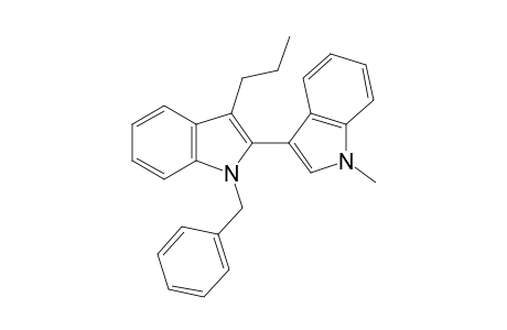 2-(1'-Methylindol-3'-yl)-1-benzyl-3-propylindole