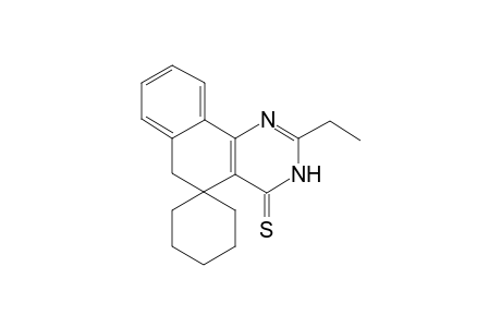 2-Ethyl-4-spiro[1,6-dihydrobenzo[h]quinazoline-5,1'-cyclohexane]thione