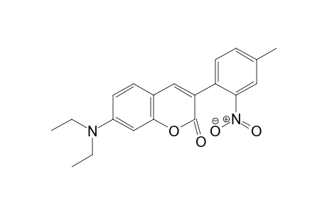 7-(Diethylamino)-3-(4-methyl-2-nitrophenyl)-2H-chromen-2-one