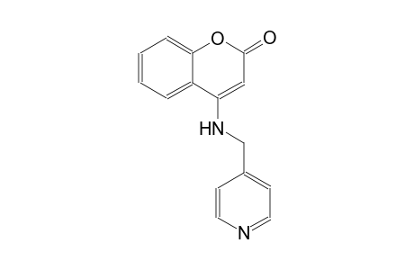 2H-1-benzopyran-2-one, 4-[(4-pyridinylmethyl)amino]-