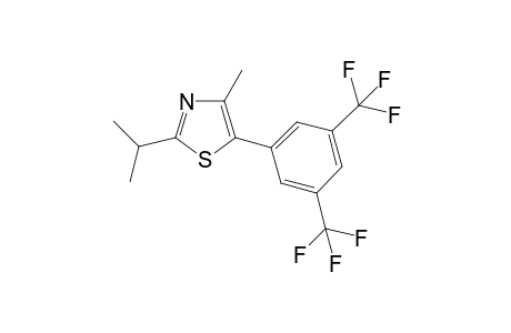 5-(3,5-Bis(trifluoromethyl)phenyl)-2-isopropyl-4-methylthiazole