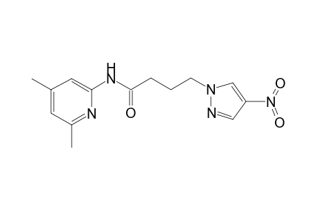 1H-Pyrazole-1-butanamide, N-(4,6-dimethyl-2-pyridinyl)-4-nitro-