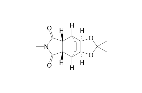 (3a.alpha.,4.alpha.,4a.beta.,7a.beta.,8.alpha.,8a.alpha.)-4a,7a,8,8a-Tetrahydro-2,2,6-trimethyl-4,8-etheno-4H-1,3-dioxolo[4,5-f]isoindole-5,7(3aH,6H)-dione