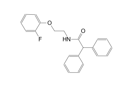 N-[2-(2-fluorophenoxy)ethyl]-2,2-diphenylacetamide