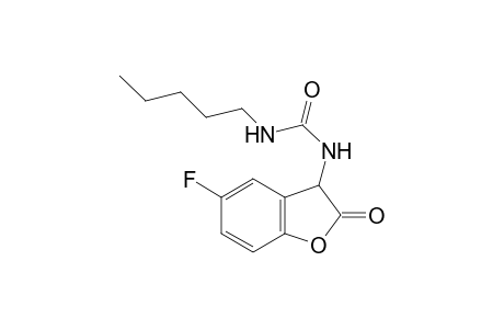 N-(5-Fluoro-2-oxo-2,3-dihydro-1-benzofuran-3-yl)-N'-pentylurea