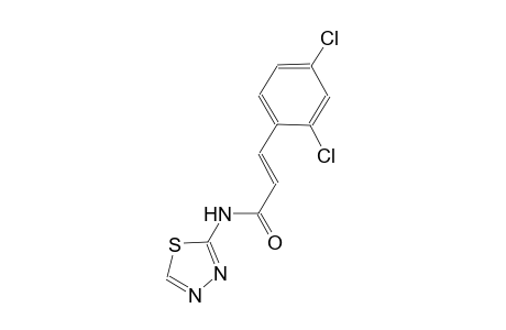 (2E)-3-(2,4-dichlorophenyl)-N-(1,3,4-thiadiazol-2-yl)-2-propenamide