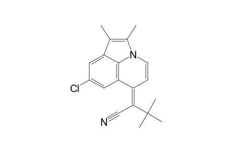 Butanenitrile, 2-(8-chloro-1,2-dimethyl-6H-pyrrolo[3,2,1-ij]quinolin-6-ylidene)-3,3- dimethyl-, (Z)-