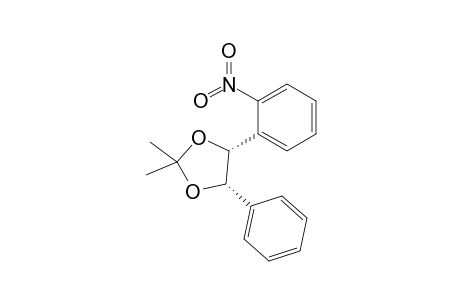 (4R,5S)-2,2-dimethyl-4-(2-nitrophenyl)-5-phenyl-1,3-dioxolane