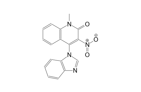 4-(1H-benzimidazol-1-yl)-1-methyl-3-nitro-2(1H)-quinolinone