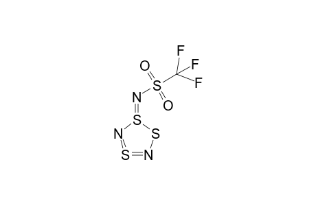 1,2,4,3,5-Trithia(4-s(IV))diazole, 1-(((trifluoromethyl)sulfonyl)imino)-1,1-dihydro-