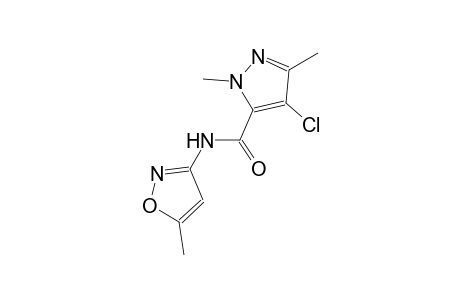 4-chloro-1,3-dimethyl-N-(5-methyl-3-isoxazolyl)-1H-pyrazole-5-carboxamide