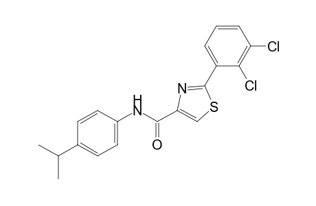 2-(2,3-dichlorophenyl)-4'isopropyl-4-thiazolecarboxanilide
