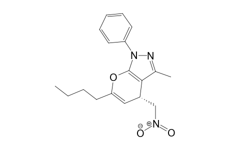 (R)-6-Butyl-3-methyl-4-(nitromethyl)-1-phenyl-1,4-dihydropyrano[2,3-c]pyrazole