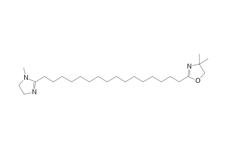 Octadecanoyl-.alpha.-(4',4'-dimethyloxadazoline)-.omega.-(N-methylimidazoline)