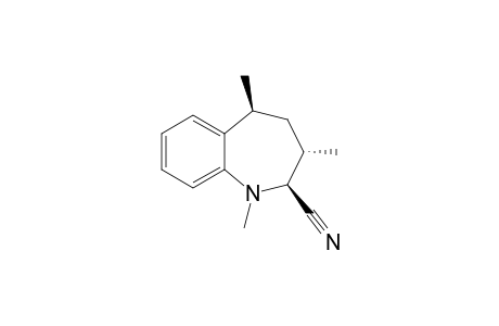 (2S,3S,5S)-1,3,5-trimethyl-2,3,4,5-tetrahydro-1-benzazepine-2-carbonitrile