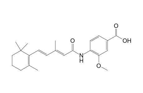 3-Methoxy-4-[[(2E,4E)-3-methyl-1-oxo-5-(2,6,6-trimethyl-1-cyclohexenyl)penta-2,4-dienyl]amino]benzoic acid