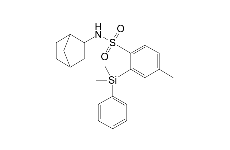 exo-N-{2-[Dimethyl(phenyl)silyl]-4-methylphenylsulfonyl}bicyclo[2.2.1]heptan-2-ylamine