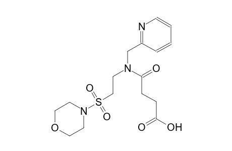 butanoic acid, 4-[[2-(4-morpholinylsulfonyl)ethyl](2-pyridinylmethyl)amino]-4-oxo-