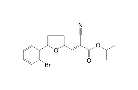 3-[5-(2-Bromo-phenyl)-furan-2-yl]-2-cyano-acrylic acid isopropyl ester