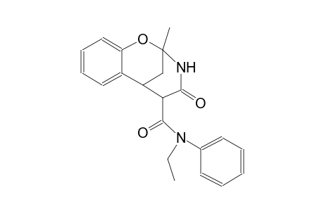 N-ethyl-2-methyl-4-oxo-N-phenyl-3,4,5,6-tetrahydro-2H-2,6-methanobenzo[g][1,3]oxazocine-5-carboxamide