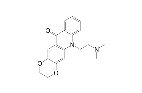 6-(2-dimethylaminoethyl)-2,3-dihydro-[1,4]dioxino[2,3-b]acridin-11-one