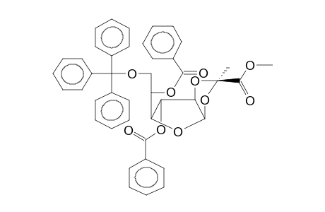 3,5-DI-O-BENZOYL-1,2-O-[1-(EXO-METHOXYCARBONYL)ETHYLIDENE]-6-O-TRITYL-ALPHA-D-GALACTOFURANOSE
