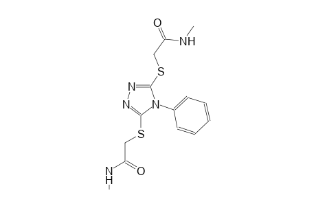 acetamide, N-methyl-2-[[5-[[2-(methylamino)-2-oxoethyl]thio]-4-phenyl-4H-1,2,4-triazol-3-yl]thio]-