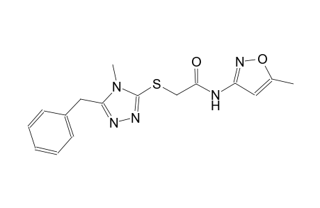 acetamide, N-(5-methyl-3-isoxazolyl)-2-[[4-methyl-5-(phenylmethyl)-4H-1,2,4-triazol-3-yl]thio]-