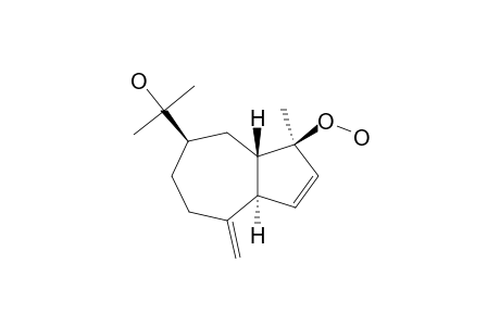 4-HYDROPEROXYAWABUKINOL;(1-ALPHA,5-BETA,7-BETA)-4-BETA-HYDROPEROXY-2,10(14)-GUAIADIEN-11-OL