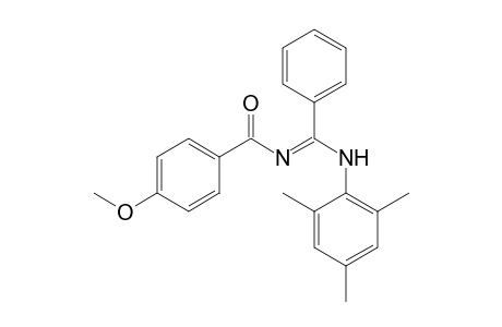 4-Methoxy-N-[phenyl(2,4,6-trimethylphenylamino)methylene]benzamide