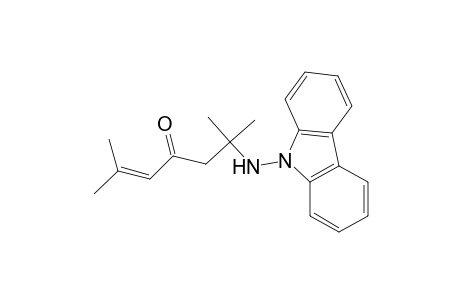 2-Hepten-4-one, 6-(9H-carbazol-9-ylamino)-2,6-dimethyl-