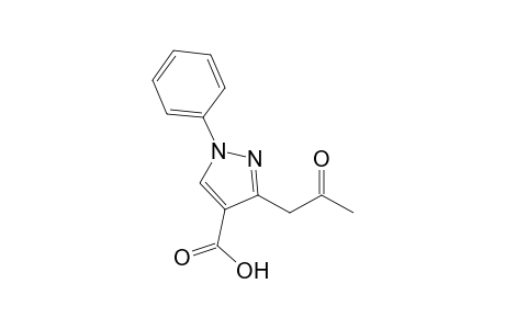 3-Acetonyl-4-carboxy-1-phenylpyrazole