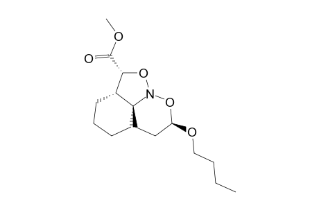 METHYL-(2R*,2AS*,6AS*)-9-BUTOXYOCTAHYDRO-1,10-DIOXA-10A-AZACYCLOHEX-[C]-INDENE-2-CARBOXYLATE;MINOR-DIASTEREOMER