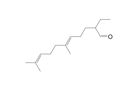 (E)-2-ethyl-6,10-dimethylundeca-5,9-dienal