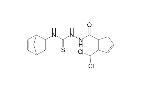 1-{[2-(dichloromethyl)-3-cyclopenten-1-yl]carbonyl}-4-(5-norbornen-2-yl)-3-thiosemicarbazide