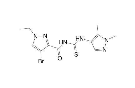 N-[(4-bromo-1-ethyl-1H-pyrazol-3-yl)carbonyl]-N'-(1,5-dimethyl-1H-pyrazol-4-yl)thiourea