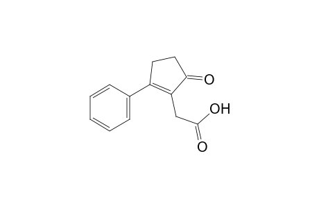 5-oxo-2-phenyl-1-cyclopentene-1-acetic acid