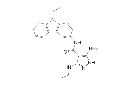 5-Amino-N-(9-ethyl-9H-carbazol-3-yl)-3-(ethylamino)-1H-pyrazole-4-carboxamide