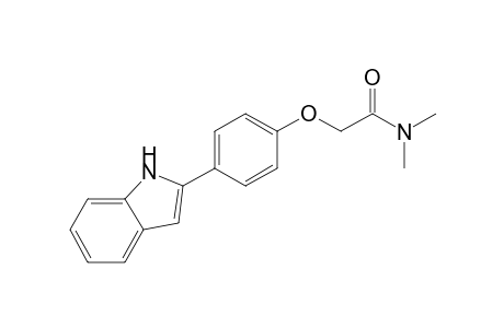 2-[4-(1H-Indol-2-yl)phenoxy]-N,N-dimethylacetamide