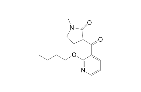 3-[(2-Butoxy-3-pyridinyl)carbonyl]-1-methyl-2-pyrrolidinone