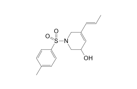 (E)-5-(Prop-1-en-1-yl)-1-tosyl-1,2,3,6-tetrahydropyridin-3-ol