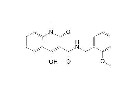 4-hydroxy-N-(2-methoxybenzyl)-1-methyl-2-oxo-1,2-dihydro-3-quinolinecarboxamide