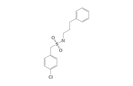 1-(4-chlorophenyl)-N-(3-phenylpropyl)methanesulfonamide