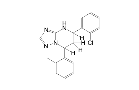 [1,2,4]triazolo[1,5-a]pyrimidine, 5-(2-chlorophenyl)-4,5,6,7-tetrahydro-7-(2-methylphenyl)-