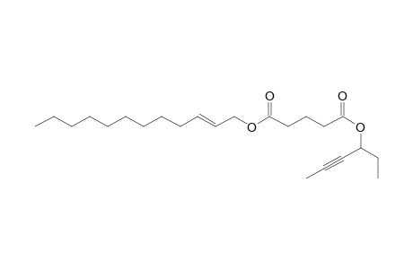 Glutaric acid, hex-4-yn-3-yl dodec-2-en-1-yl ester