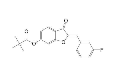 propanoic acid, 2,2-dimethyl-, (2Z)-2-[(3-fluorophenyl)methylene]-2,3-dihydro-3-oxobenzofuranyl ester